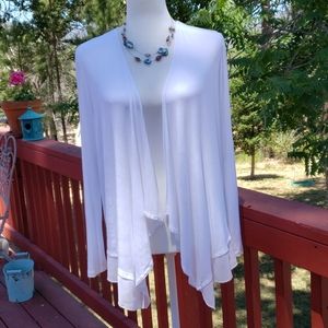 a.n.a. Top, cover up. White, women's